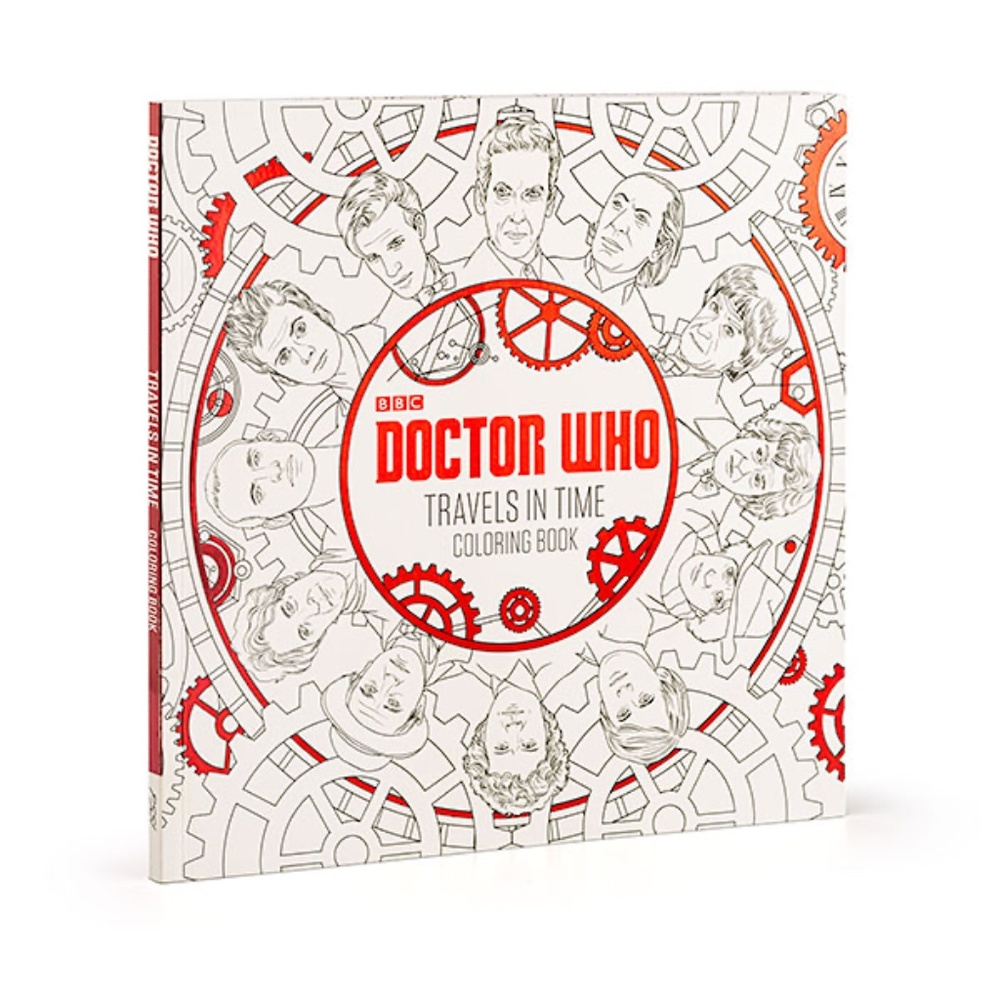 NEW BBC Doctor Who Travels In Time Coloring Book Paperback
